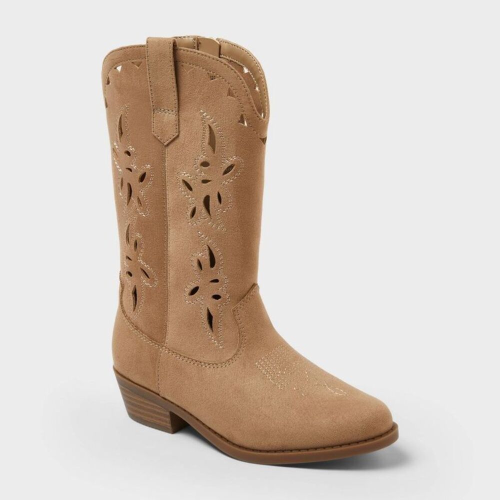 Cat & Jack - Kids' Finola Boots - Cat & Jack Tan 5 Tan